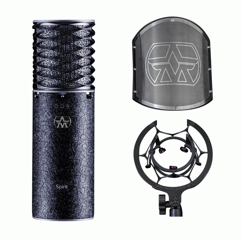 ASTON MICROPHONES SPIRIT BLACK BUNDLE
