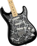 Fender MIJ Limited Stratocaster Maple Fingerboard Black Paisley