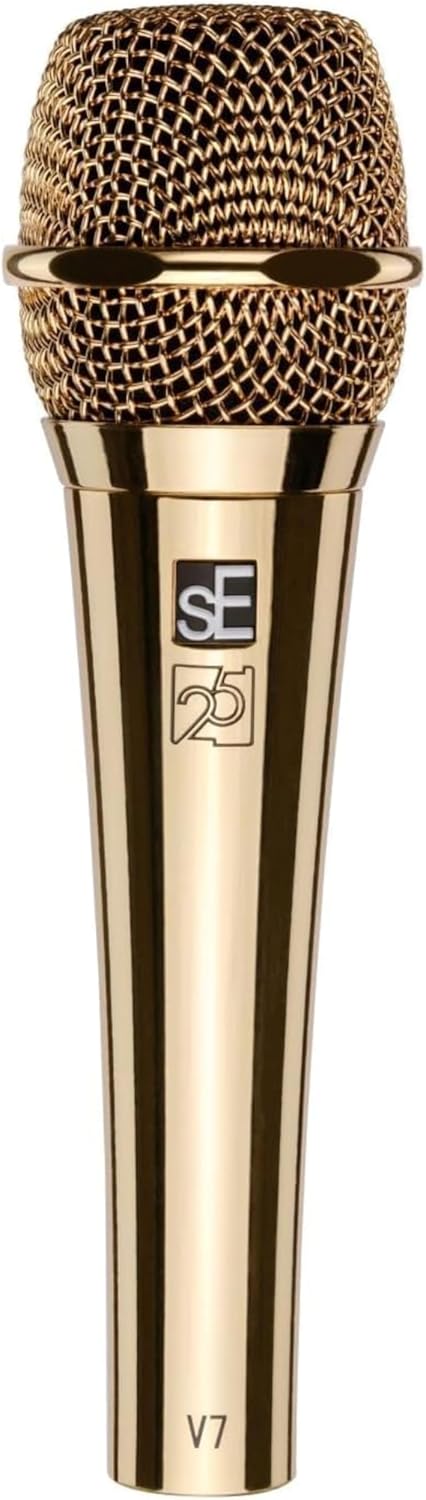 sE V7 Supercardioid Dynamic Vocal Microphone - Gold