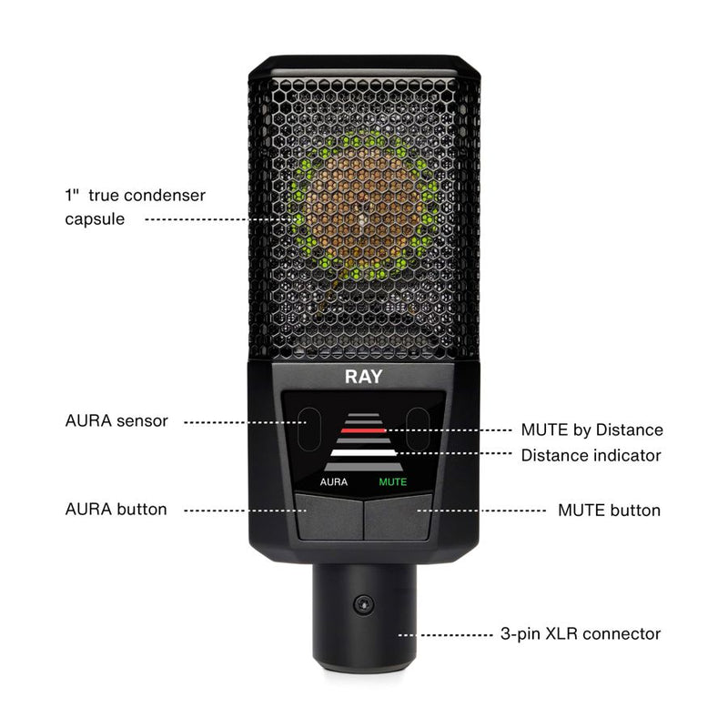 RAY Autofocus XLR Condenser Microphone