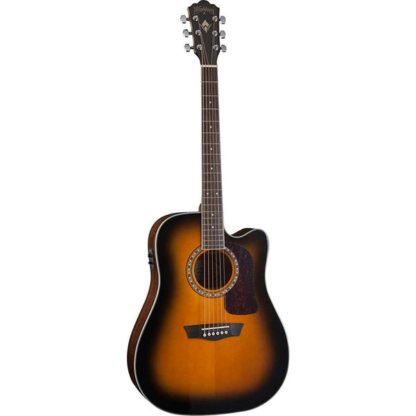 Washburn AD5CESPACK Acoustic Guitar Pack Apprentice Sunburst Dreadnought w/ Cutaway & EQ
