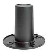 SSB11 SPEAKER STAND TOP HAT 38MM BLACK
