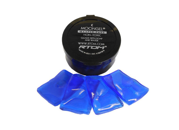 MOONGEL DRUM DAMPNERS - 6PC BLUE