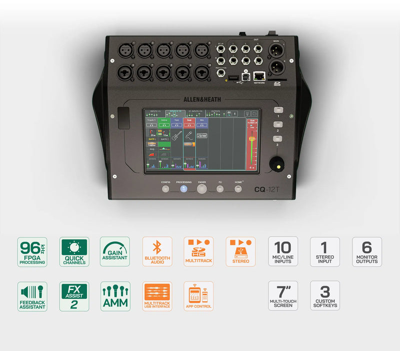 Allen & Heath Q12T 12ch digital mixer