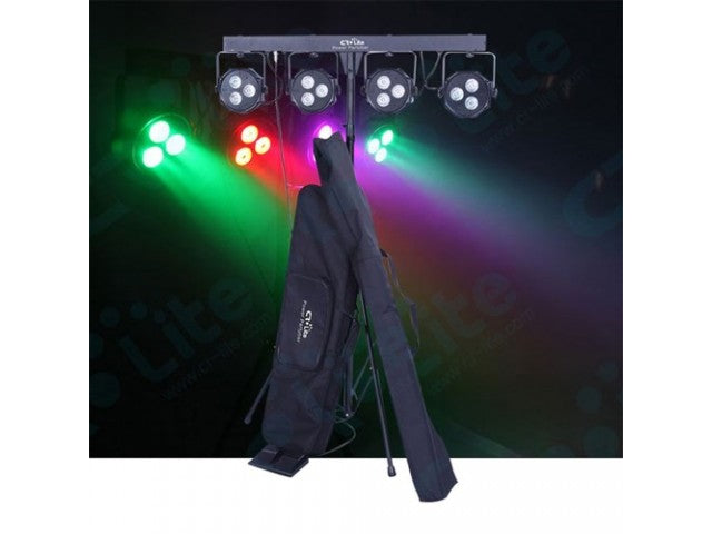 CR-Lite Power Party LED Stage Wash with Wireless Footswitch and Carry Bag