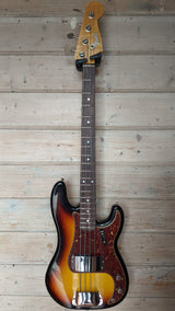 1966 Precision Bass Journeyman Relic 3A Rosewood Fingerboard 3-Color Sunburst