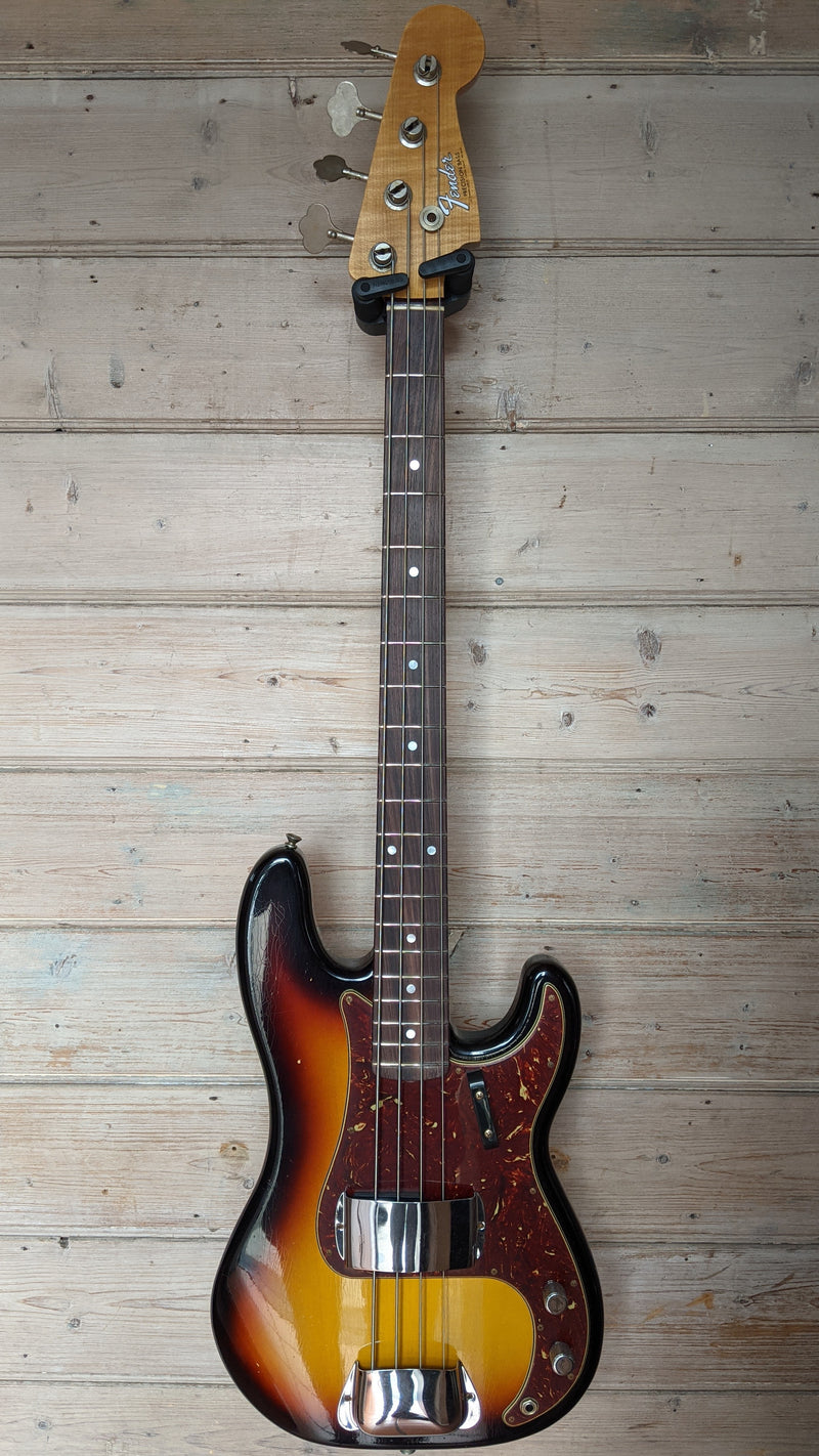 1966 Precision Bass Journeyman Relic 3A Rosewood Fingerboard 3-Color Sunburst