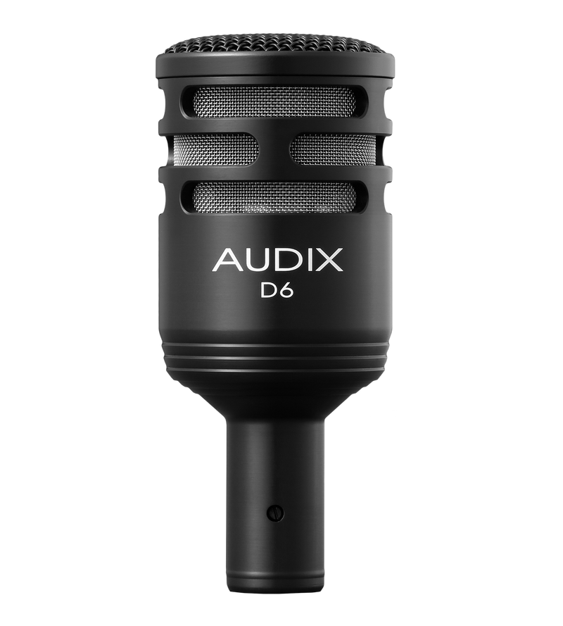 Audix D6 Prof Dynamic Bass & Kick Drum Mic for Low End