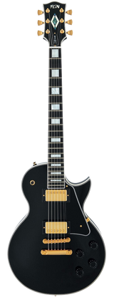 FGN Neo Classic LC Black Electric Guitar Including Gig Bag