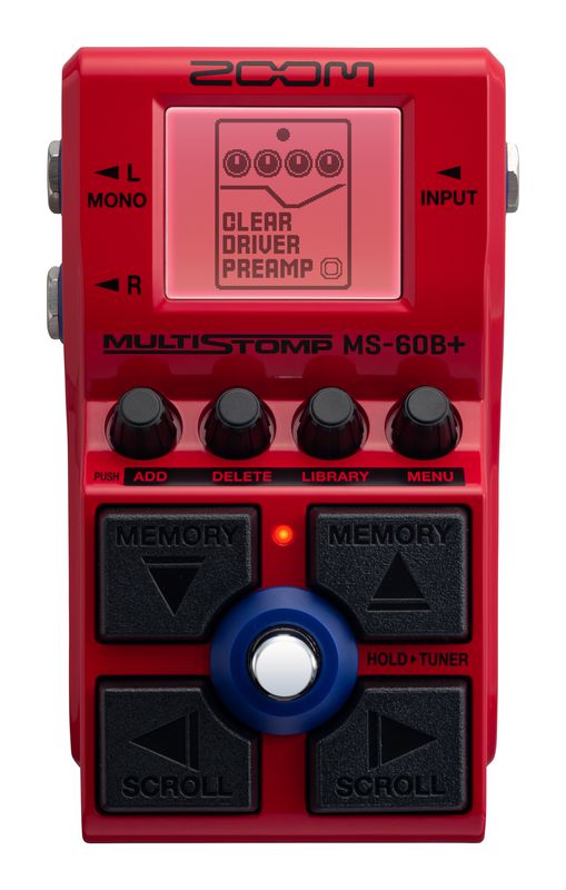 ZOOM MS-60B+ MULTISTOMP BASS PEDAL