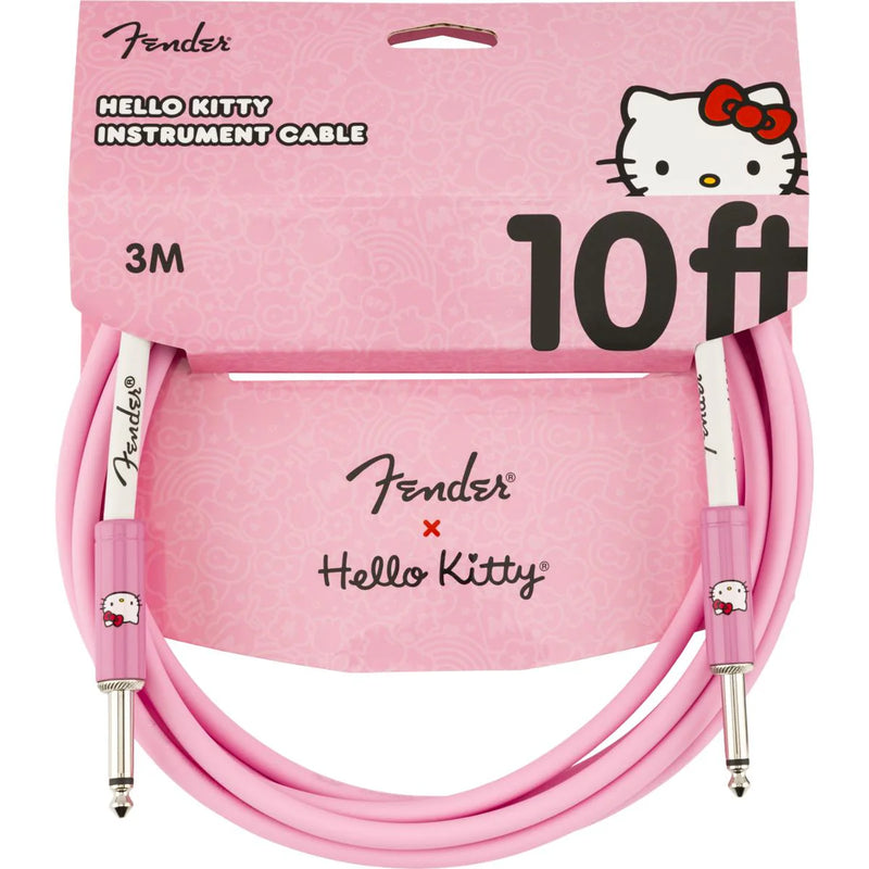 Fender x Hello Kitty 3M (10") Instrument Cable - Pink