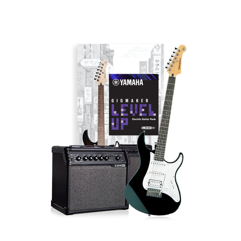 GIGMAKER LEVEL UP ELECTRIC GUITAR PACK - BLACK