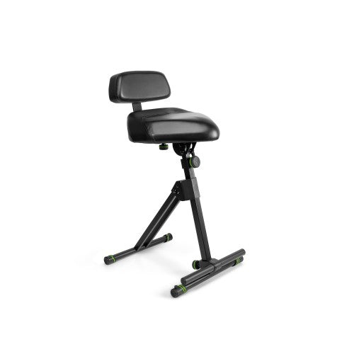 Gravity FMSEAT1BR Height Adjustable Stool With Foot And Backrest