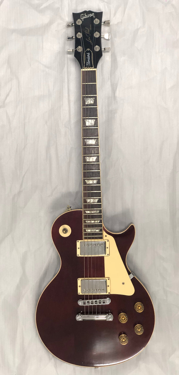 2HD Gibson 1981 Les Paul Standard Electric Guitar - Wine Red