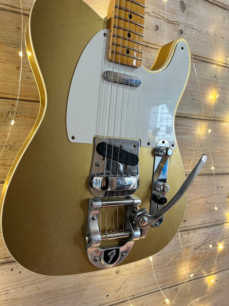 Fender Custom Shop B3 Limited Twisted Tele Custom Journeyman – Aged HLE Gold with Bigsby