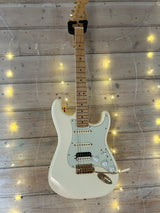 2HD Fender Partscaster Strat HSS Olympic White - in Case - with trem bar - Gold Hardware - No Backplate - 60th  Anniversary yr [10]
