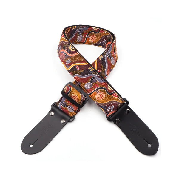 2" indigenous pattern strap