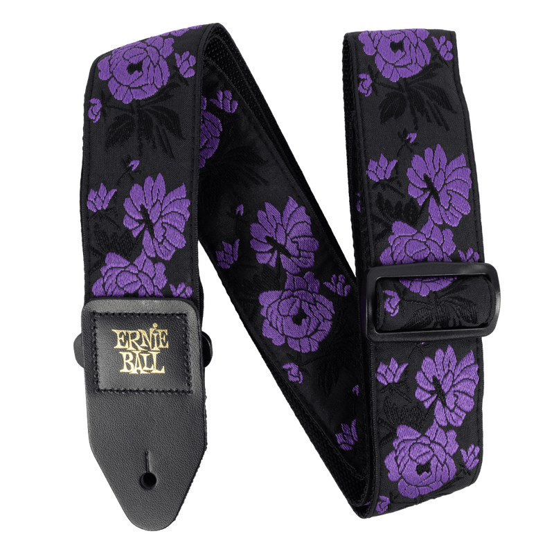 ERNIE BALL Classic Jacquard Guitar/Bass Strap - Lavender Rose