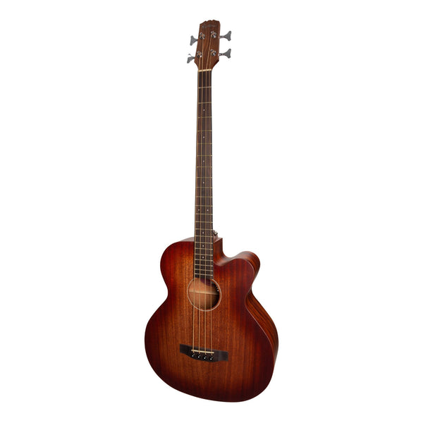 Martinez 'Southern Star Series' Mahogany Solid Top Acoustic-Electric Cutaway with Case