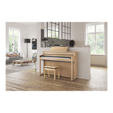 Roland HP704 Digital Piano Light Oak