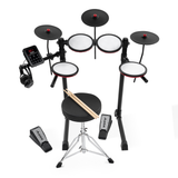 TURBOMAX : All-In-One 7-Piece E Drum Set with Mesh Heads & Bluetooth