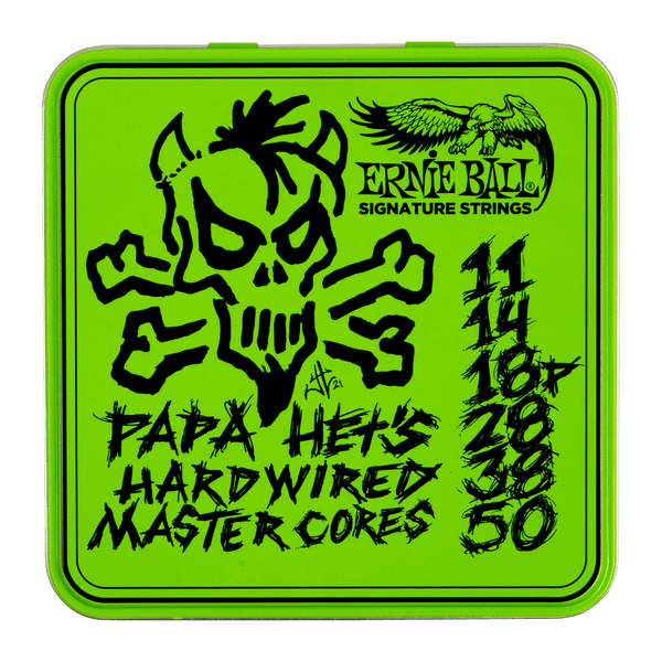 ERNIE BALL PAPA HETS HARDWIRED SIG STRING SET (3) COLLECTABLE TIN