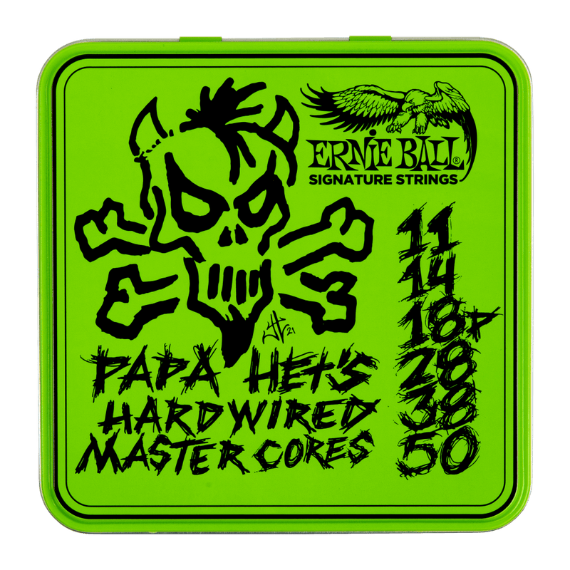 ERNIE BALL PAPA HETS HARDWIRED SIG STRING SET (3) COLLECTABLE TIN