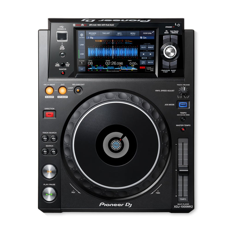 XDJ-1000MK2 Digital DJ Deck w/ High-res Audio Support Rekordbox Software Compatible