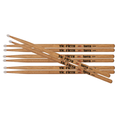 AMERICAN CLASSIC® 5ATN TERRA SERIES DRUMSTICKS, NYLON TIP