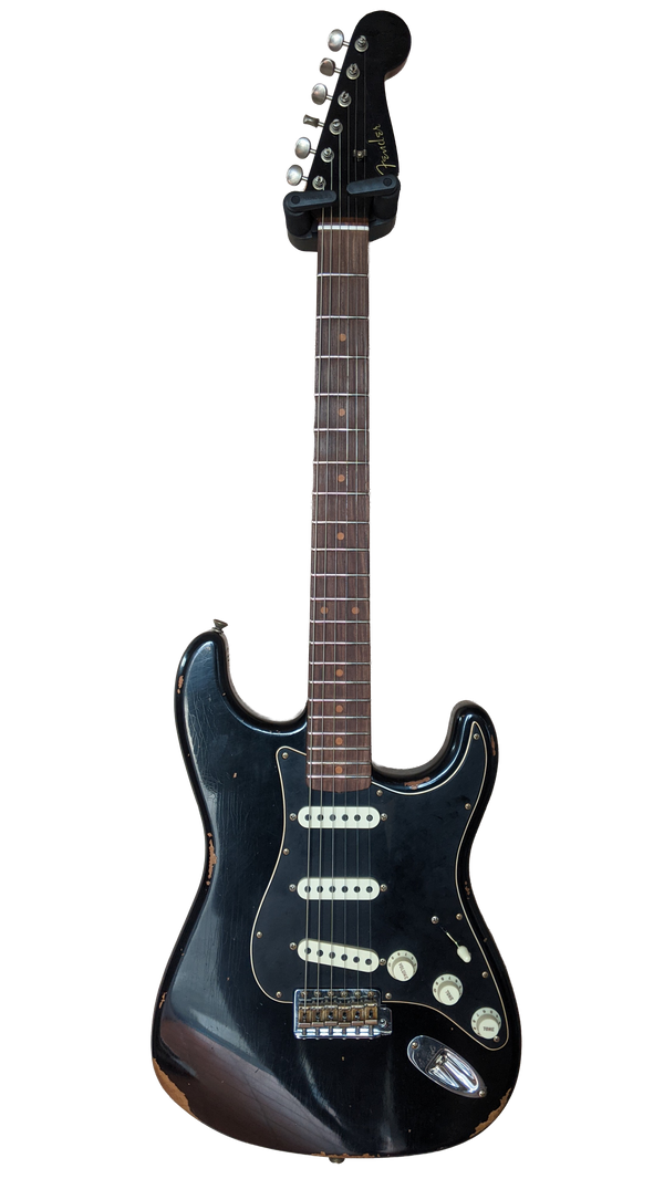 Custom Shop LIMITED EDITION ROASTED DUAL-MAG II STRAT - RELIC AGED BLACK