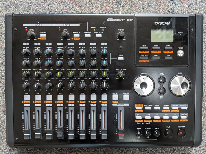 2HD Tascam DP-02CF Multi Track Recorder - with bag [55]