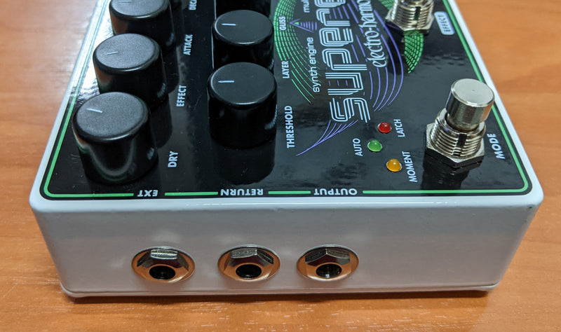 2HD EHX SUPEREGO PLUS SYNTH ENGINE EFFECTS PEDAL
