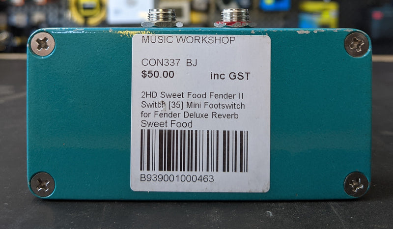 2HD Sweet Food Fender II Switch [35] Mini Footswitch for Fender Deluxe Reverb II- Princeton Rev II- Super Champ- Concert II- Twin Reverb II- Fender 30