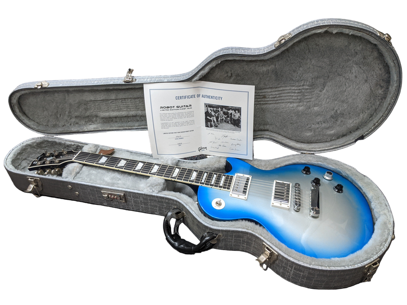 2HD Les Paul Robot Guitar Limited Edition First Run Blue Burst