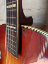 2HD LEVIN 1956 VINTAGE HOLLOWBODY GUITAR W/CASE