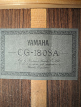 2HD YAMAHA CG-180SA VINTAGE W/CASE