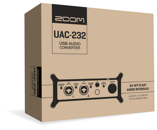 ZOOM UAC-232 32-BIT FLOATING AUDIO INTERFACE
