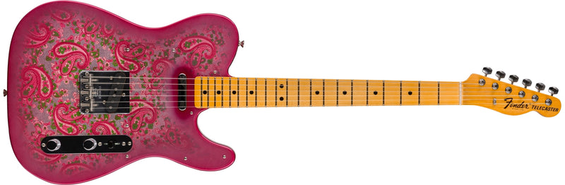 Vintage Custom 68 Telecaster NOS Maple Fingerboard Pink Paisley