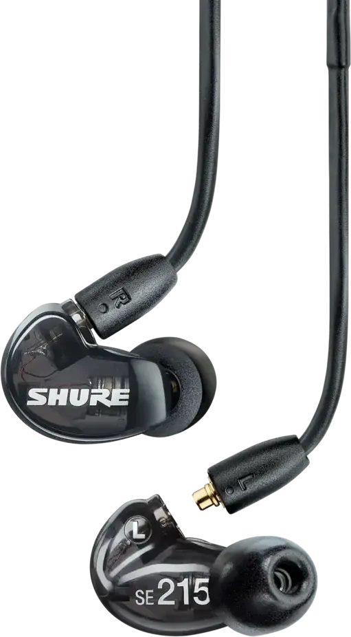 SHRSE215-BK STEREO IN-EAR BLACK EARPHONES