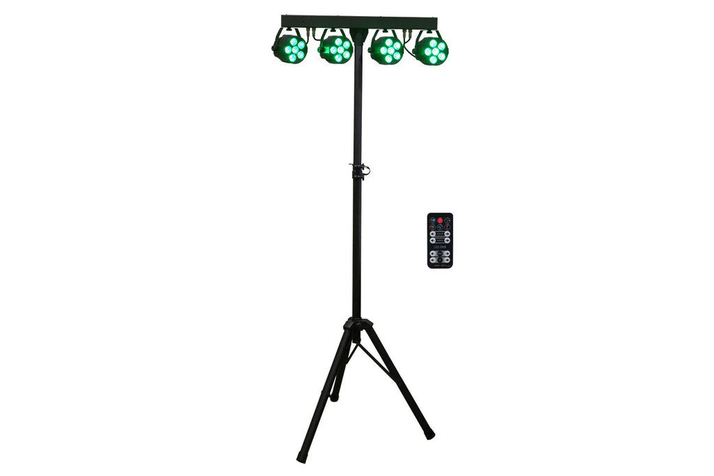 Eventec Vividbar2 24 x 4w RGBW LED Lighting Bar with Stand and IR Remo ...