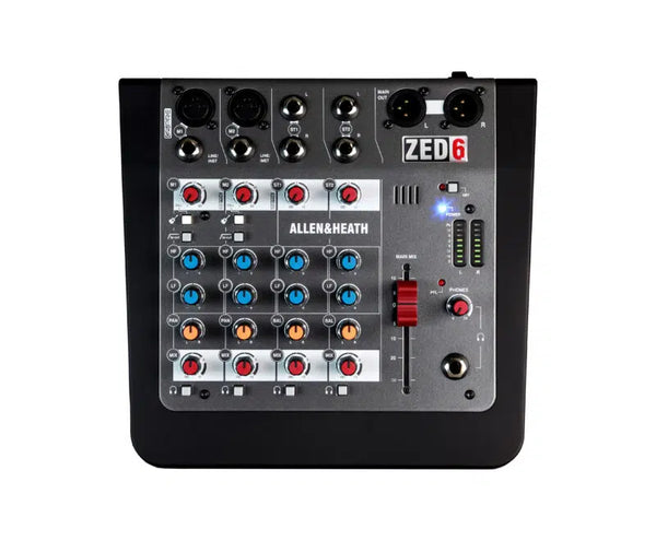 ZED-6 COMPACT 6 INPUT ANALOGUE MIXER WITH FX
