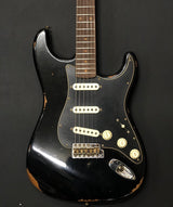 Custom Shop LIMITED EDITION ROASTED DUAL-MAG II STRAT - RELIC AGED BLACK