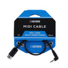 Boss BMIDI135 MIDI to Mini TRS Cable (1ft)