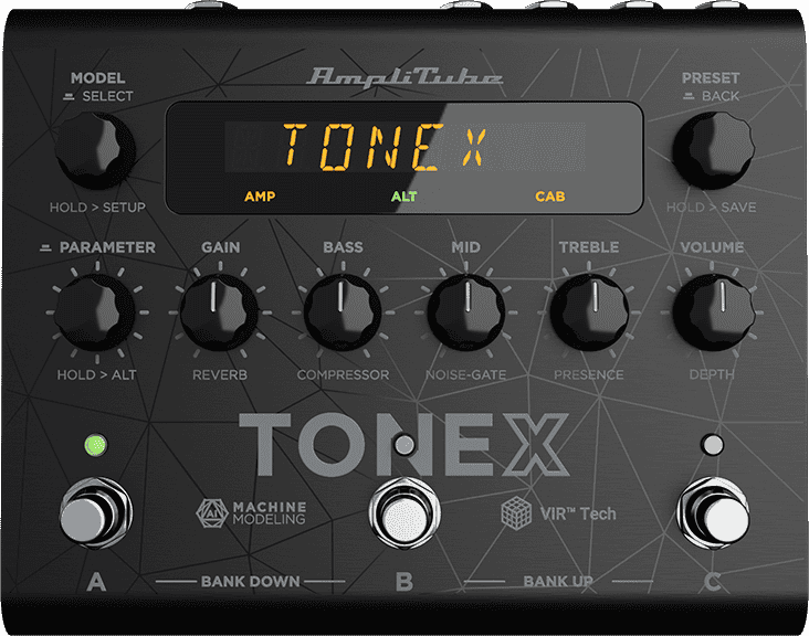 AmpliTube TONE X AI Tone Modeling Pedal