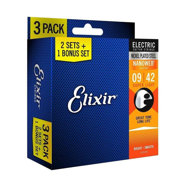 ELIXIR 16540 Electric Nano Super Light 3-Pack 9-42