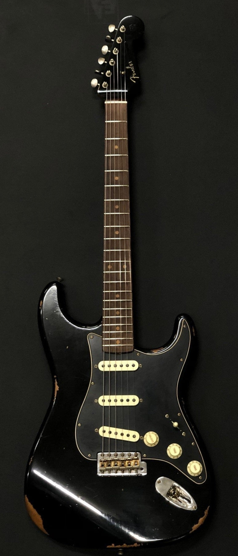 Custom Shop LIMITED EDITION ROASTED DUAL-MAG II STRAT - RELIC AGED BLACK