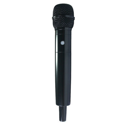 inDESIGN Handheld microphone transmitter. 530-580 Mhz. Cardioid dynamic capsule. Accepts 2 x AA batteries.