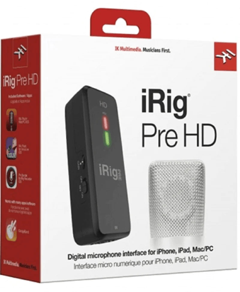 IRIG PRE HD - MICROPHONE INTERFACE/PREAMP FOR IO
