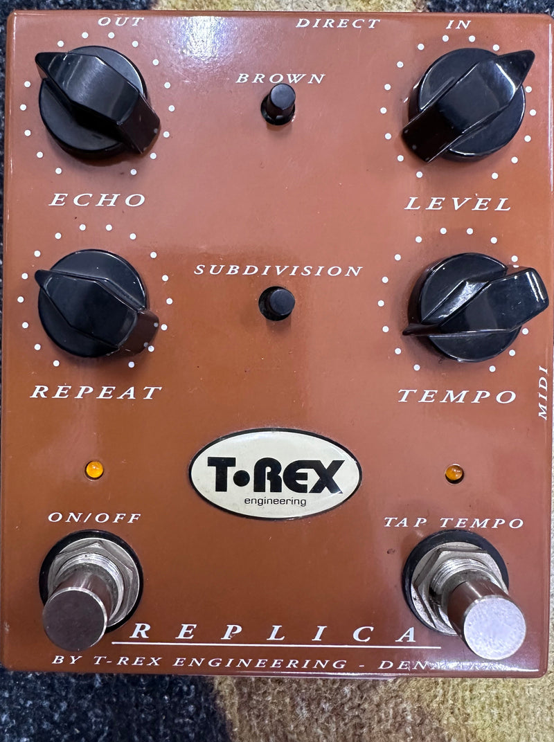 2HD T-Rex Replica Stereo Delay Guitar Effects Pedal with Tap Tempo – Music  Workshop Retail