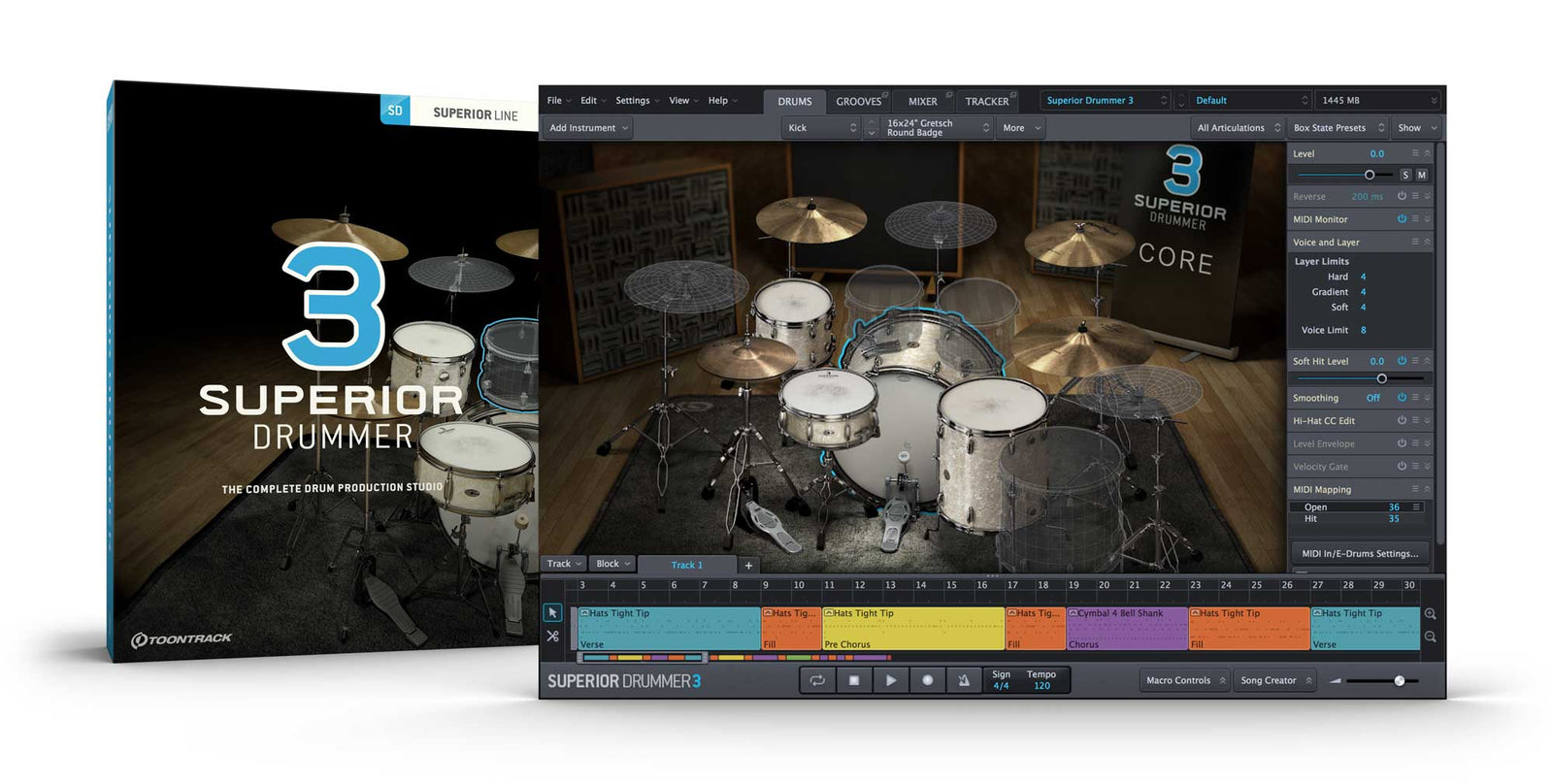Toontrack Superior Drummer 3 – Music Workshop Retail